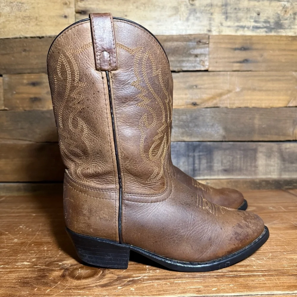 Kid’s Smoky Mountain Boots 3034C “Denver” Brown‎ Western Cowboy Boot size 3